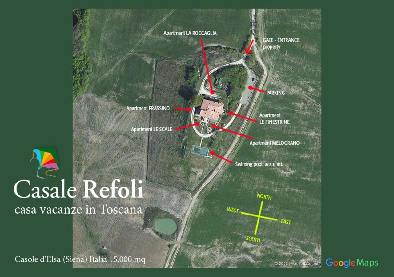 Pensjonat Casale Refoli Casole dʼElsa Zewnętrze zdjęcie